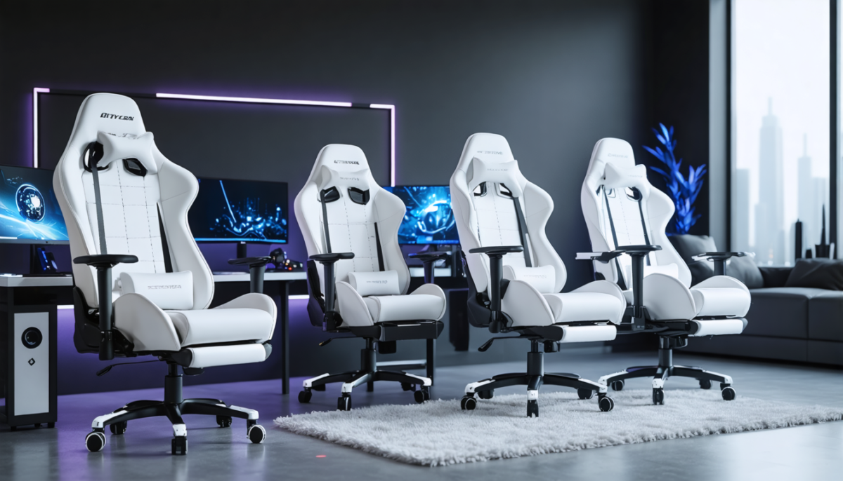 découvrez notre sélection des 5 meilleures chaises gaming blanches qui allient style élégant et confort optimal pour vos sessions de jeu prolongées.