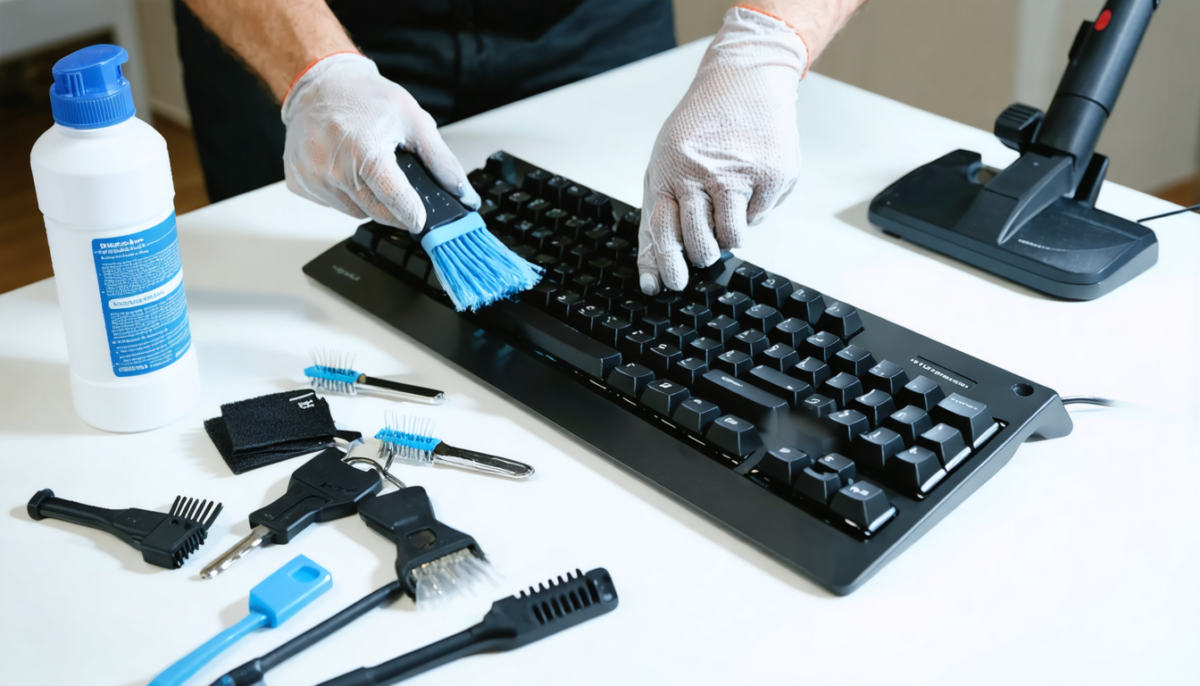 découvrez notre guide pratique et détaillé pour nettoyer votre clavier d'ordinateur pas à pas, afin de garder votre matériel propre et en bon état.