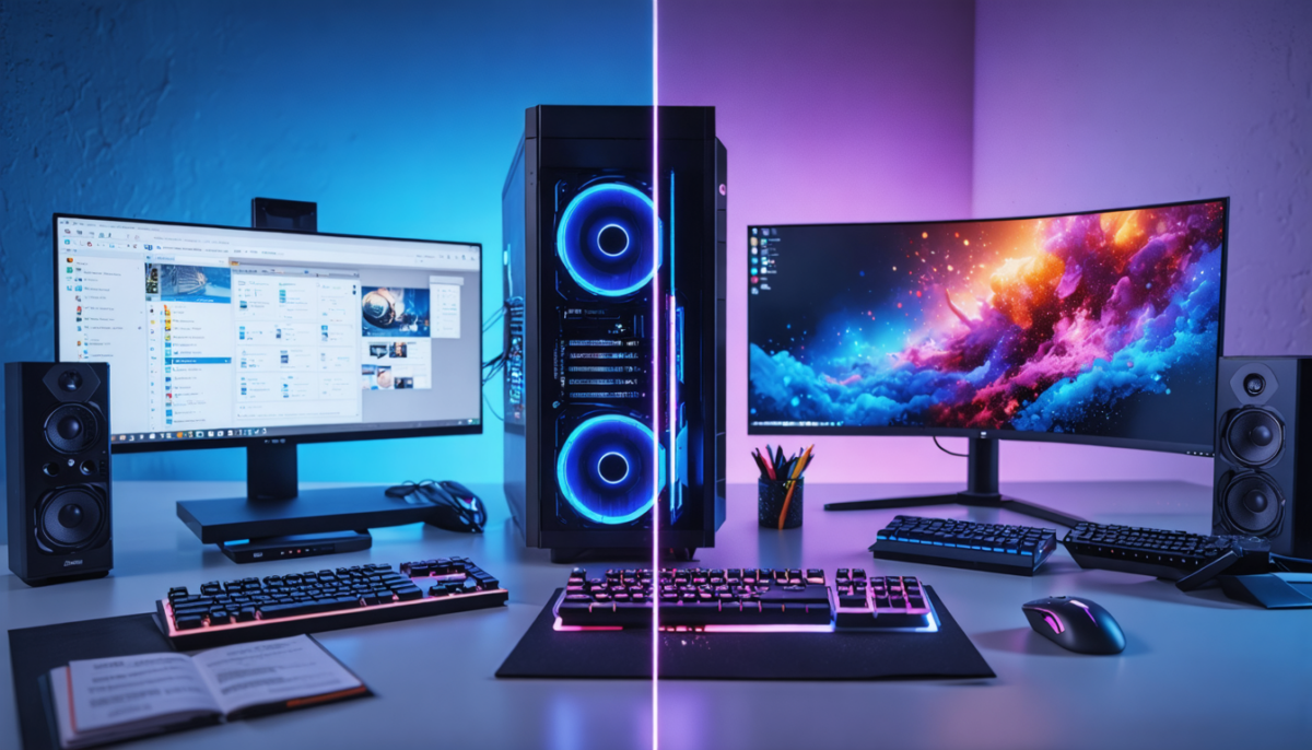 découvrez les différences essentielles entre un pc bureautique et un pc gamer pour choisir l'ordinateur idéal selon vos besoins et votre usage.
