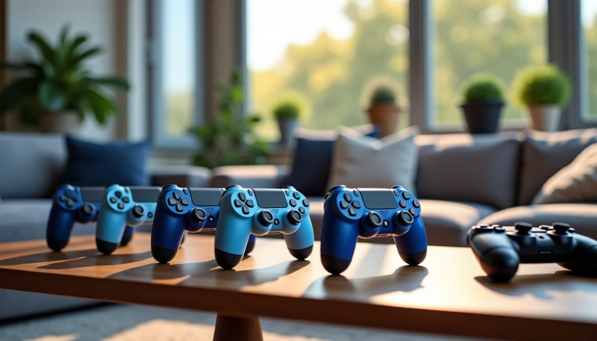 Top des manettes PS4 bleues : guide comparatif et avis éclairés