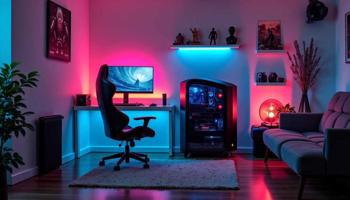 Transformez votre chambre en un sanctuaire gaming : créez l'espace de jeu parfait !